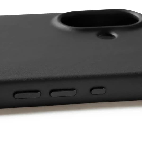 Mujjo - Heltäckande läderfodral för iPhone 17 / Air / Pro / Pro Max - Läderfodral för iPhone iPhone 17 Pro Max / Basalt