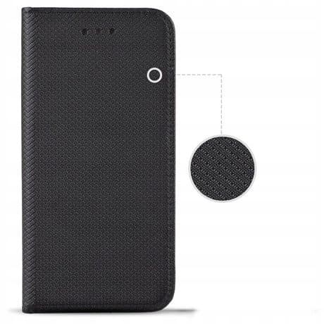 Flip-cover til Samsung Galaxy A71 sort + 9H GLAS
