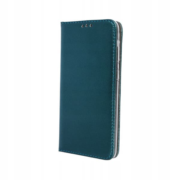 SMART MAGNETISK ETUI til SAMSUNG GALAXY A12 M12 GRØN+GLAS