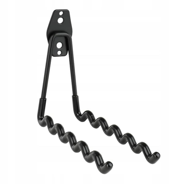 HK09 SORT GARAGECYKELHOLDER MED KABLER