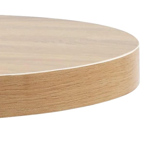 vidaXL Bistrobord ljusbrunt 60 cm MDF