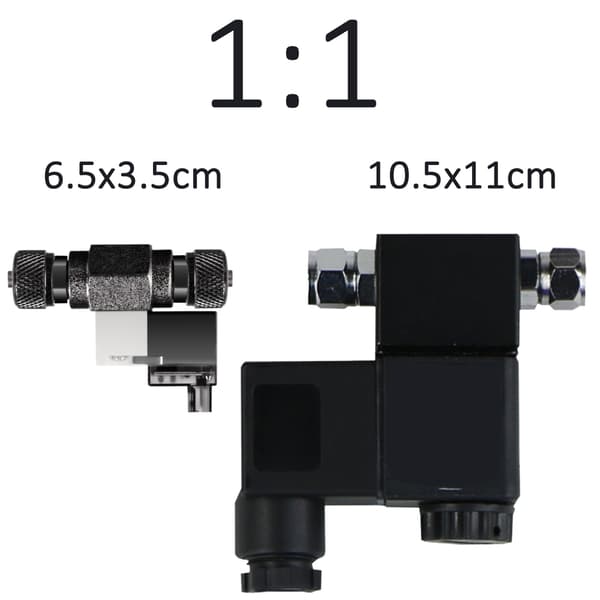 Aquario MicroFlex-ventil - CO2-magnetventil