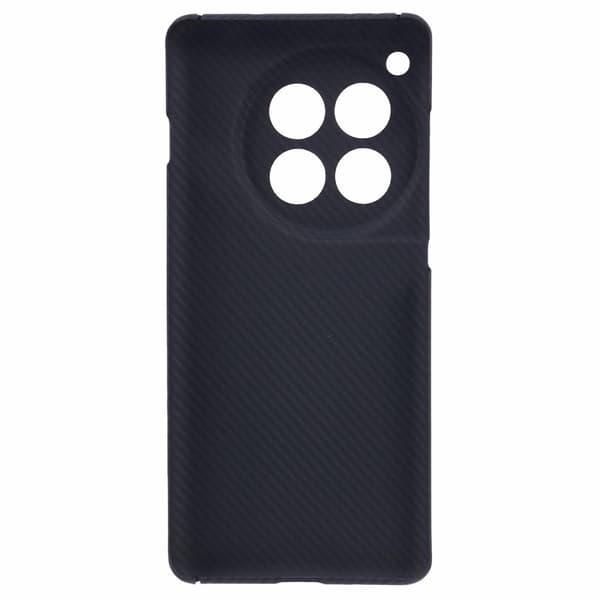 Etui til OnePlus 12 5G, Aramidfibercover, sort