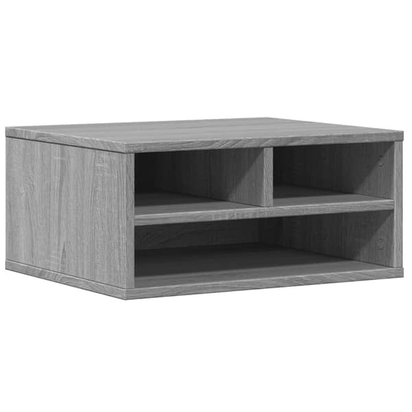 vidaXL printerstativ, grå Sonoma-eg, 49x40x22,5 cm