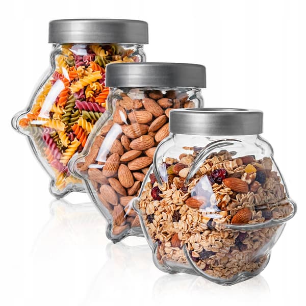 Set - 3x KAPSLAR Burk 1700 ml