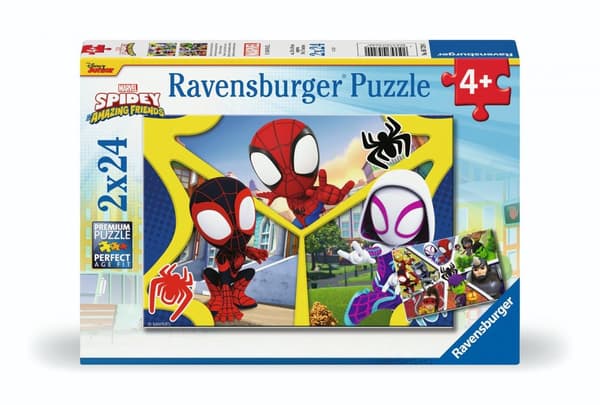 Pussel 2x24 Spiderman och hans vänner