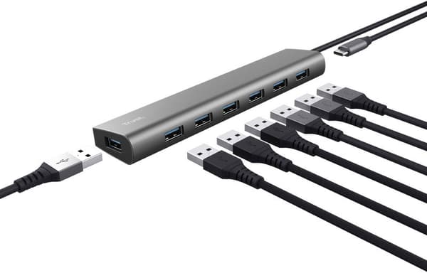 Trust HALYX 7-portars USB-hubb