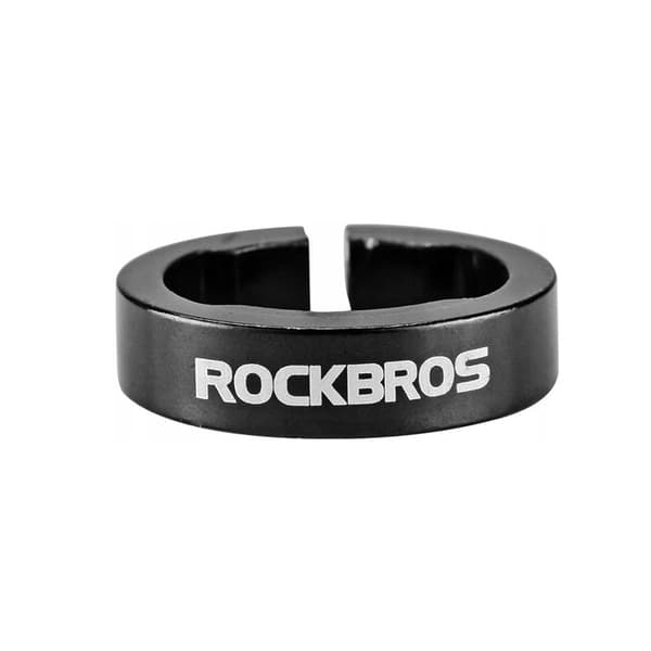 Cykelgreb, gummigreb, diameter 22 mm, sort og grøn