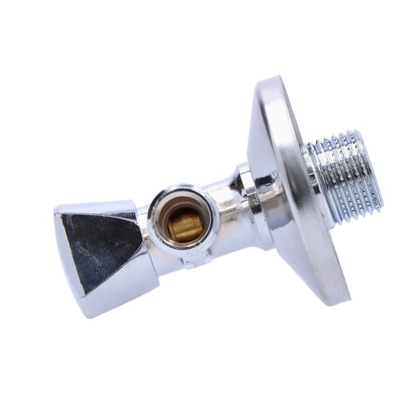 Sanland vinkelventil 1/2"x3/8" krom utan mutter