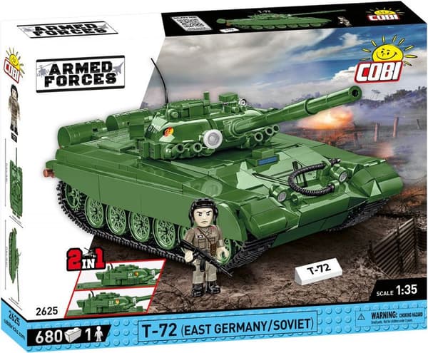 De væbnede styrker T-72 (DDR / SOVJET) 1:35 680 klasse