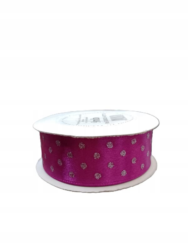 Satinband 9 m x 2,5 cm lila