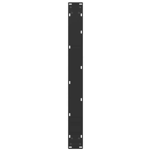 vidaXL sofabordsben, 3 stk., sort, 90x(72-73) cm, stål