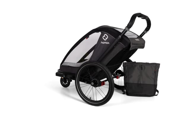 Hamax - COCOON ONE Cykelkärra - Grå/Svart