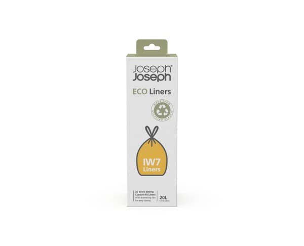 Sopsäckar 20 stycken, 20 l, grå, Eco / Joseph Joseph