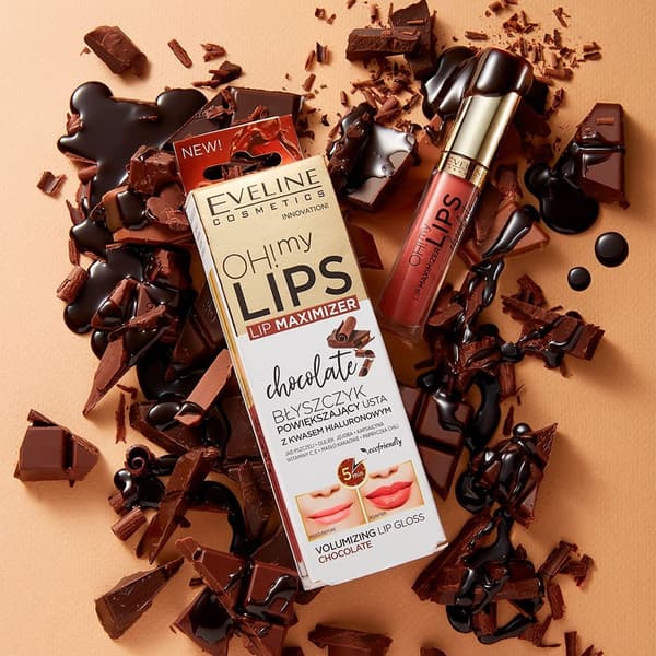 Læbefyldende lipgloss med chili- og chokoladeduft