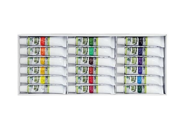 Akvarellfärger E 1338 B 18 färger 12ml MARIES