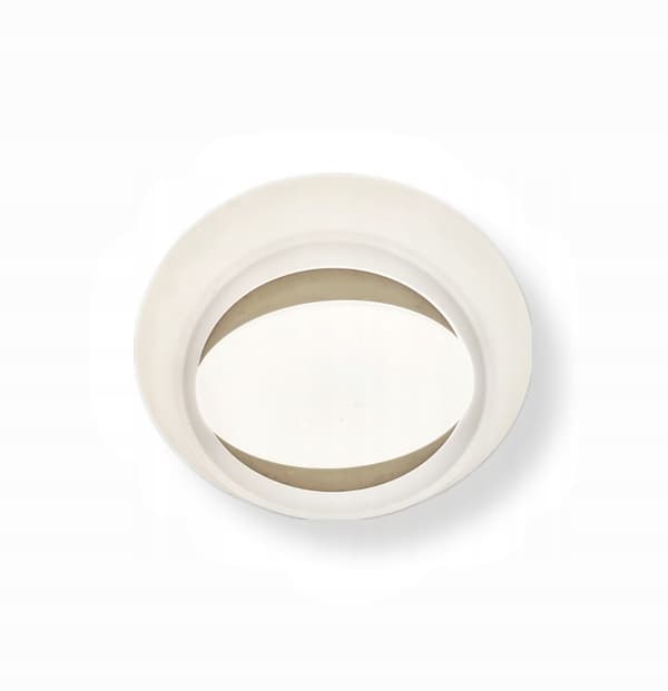 LED loftlampe 43 cm 18 W sølv Kold lysfarve XD-R18