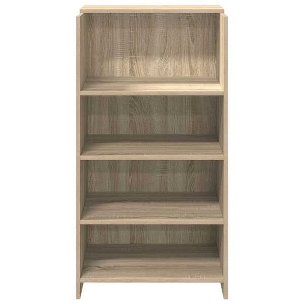 vidaXL Receptionsdisk Sonoma Ek 55x50x103,5 cm limmat trä