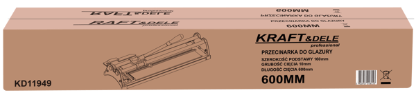 Professionell kakelskärare 600 mm KD11949