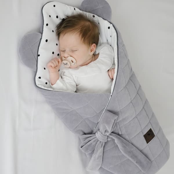 Royal Baby Swaddle Wrap Grå