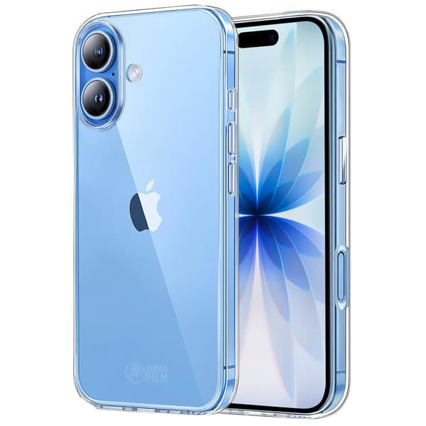UrbanPalm iPhone 17 -kotelo, silikoni, läpinäkyvä