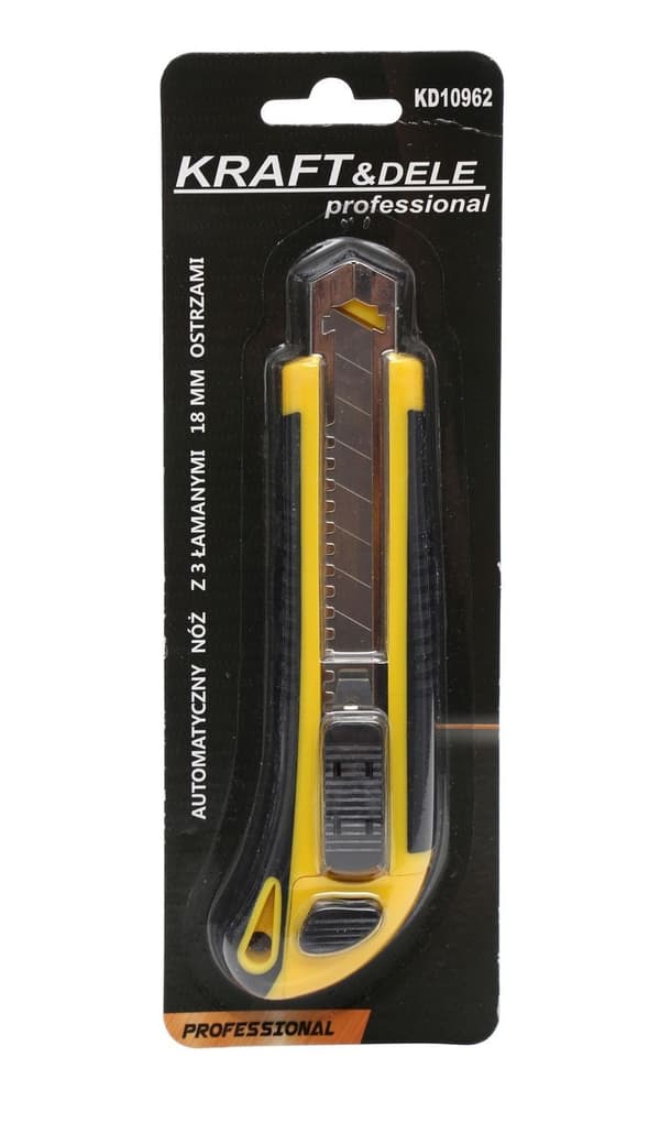 Kniv med brudbare blade 18mm KD10962