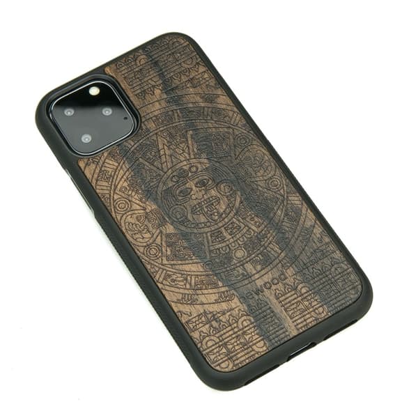 Træetui til iPhone 11 Pro AZTEC KALENDER ZIRICOTE