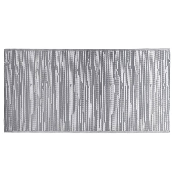 vidaXL Ulkomatto, harmaa, 120x180 cm, PP