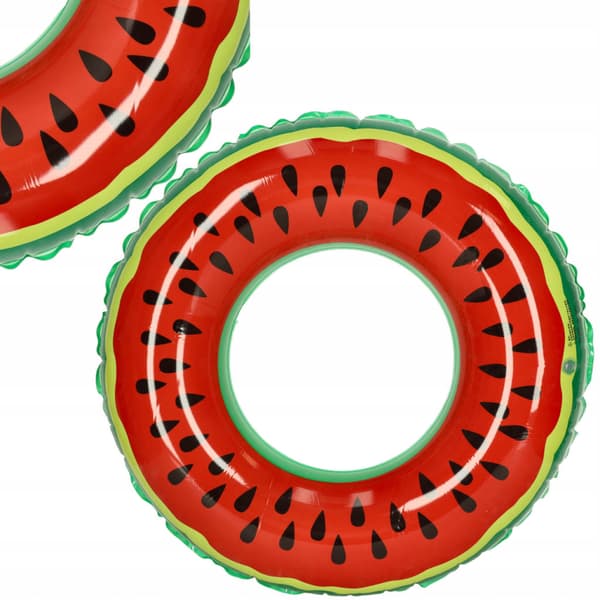 Oppustelig vandmelon strandring til poolen, vandbadering, 80 cm