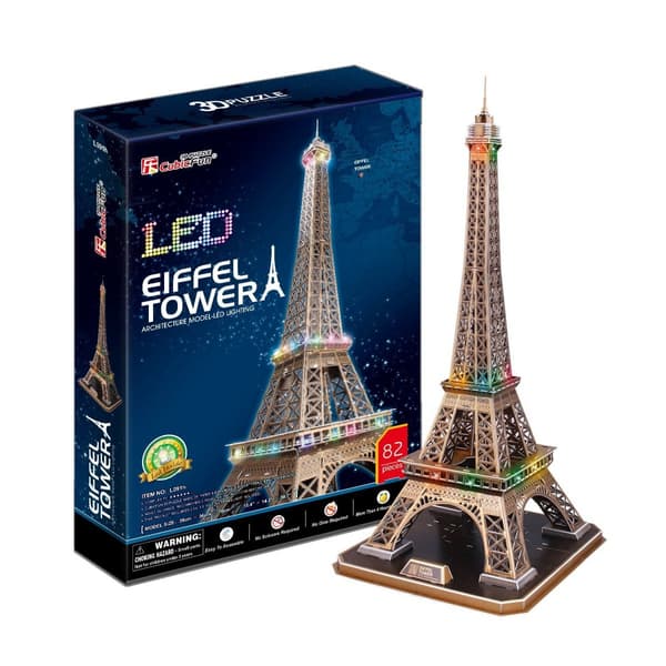 3D LED-PALAPELI EIFFEL-TORNI 82 PALAA L091H 5072