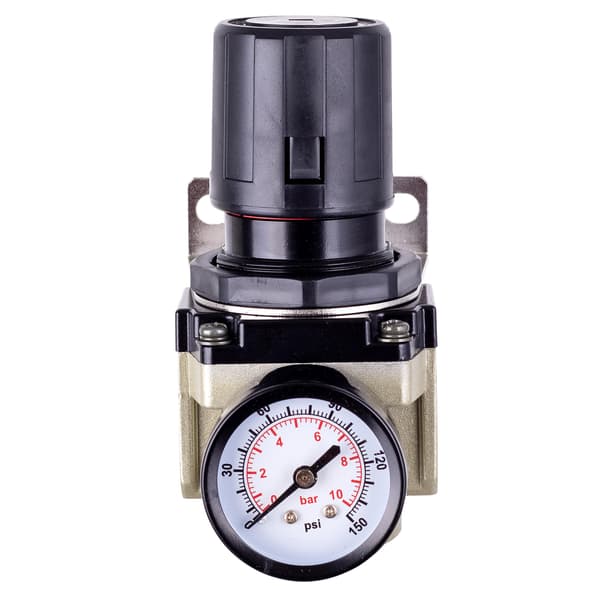 1/2-tums luftreducerare med manometer för kompressortryckregulator