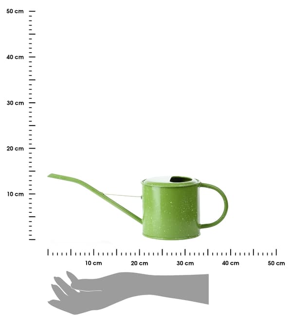 Grøn stålvandkande 1,35 l