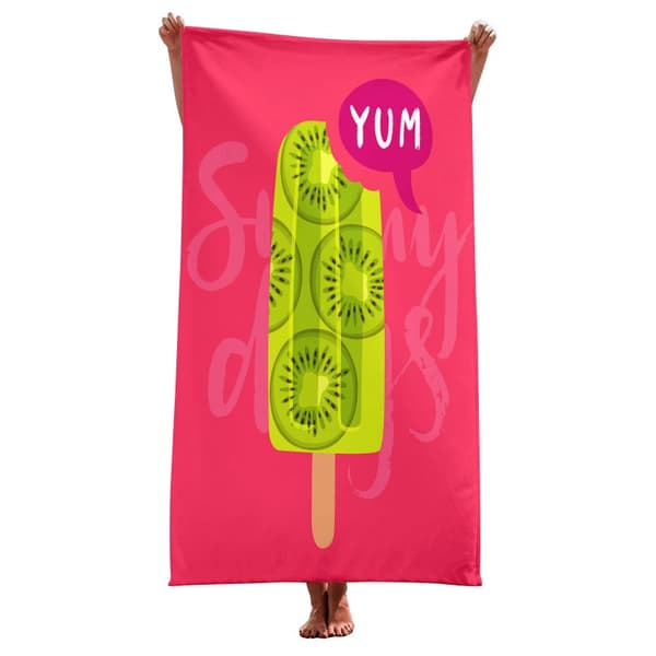 YUM rektangulär strandhandduk 150x70 REC54WZ8