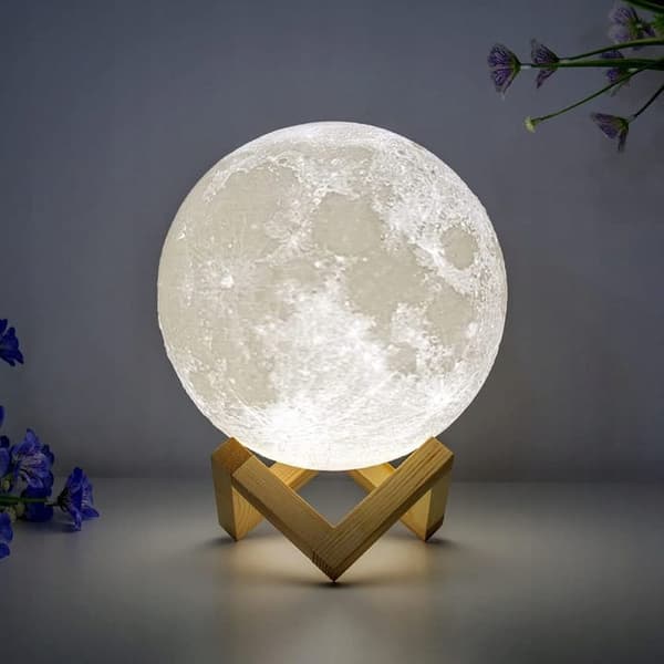 LUFTFUGTIGER MÅNE AROMA DIFFUSER MED LUFTFUGTIGER NATTLAMPE