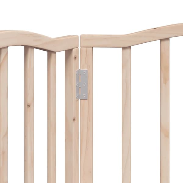 vidaXL foldbart sikkerhedsgitter til hunde, 3 paneler, 150 cm