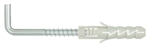 Rawlplug ekspansionsprop med lige krog FIX Ø12