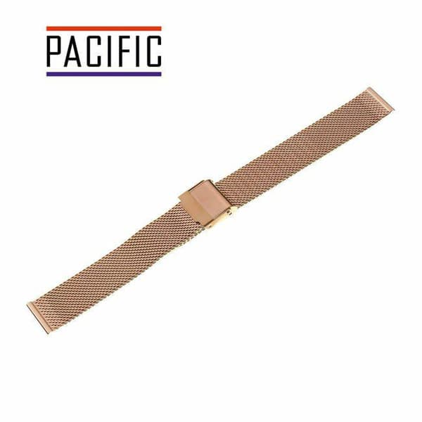 PACIFIC MESH ARMBAND 14MM PVD ROSÉGULD, 0.6MM VÄVNING