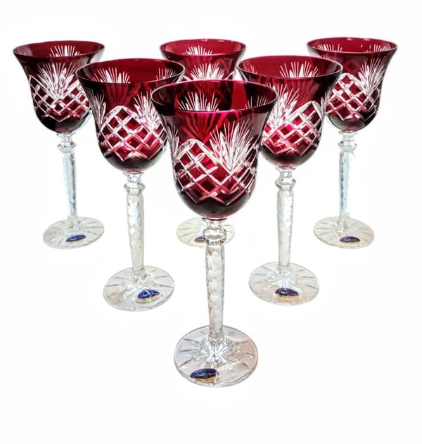 Rubin krystal vinglas 280 ml ananas