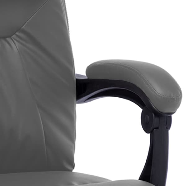 vidaXL massagekontorstol, antracit, kunstlæder