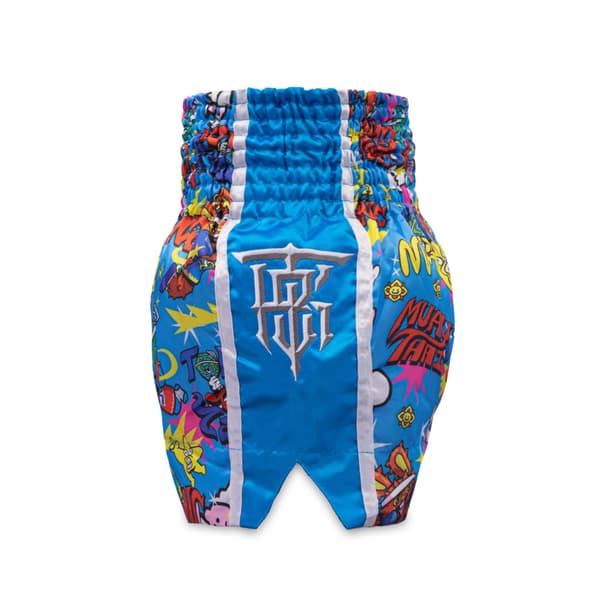 Muay Thai Top King X Puck Bokseshorts Blå S