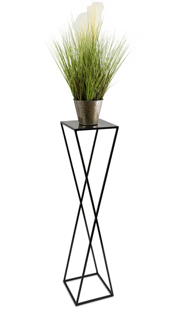 Moderne stående blomsterstativ 100cm sort