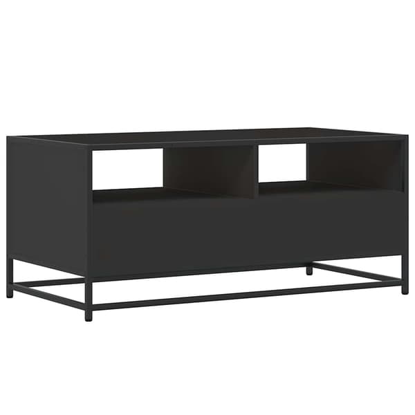 vidaXL sofabord, sort 100x50x45 cm