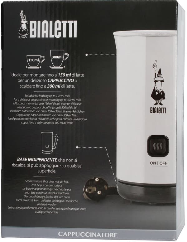 Bialetti mælkeskummer MKF02 Bianco