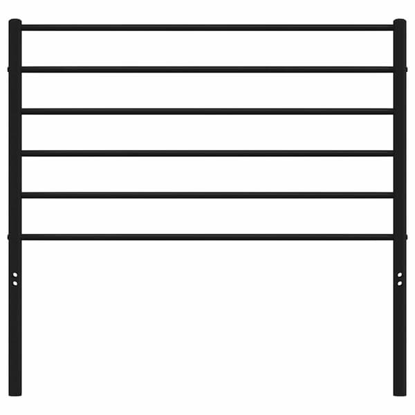 vidaXL metalsengegavl sort 90 cm