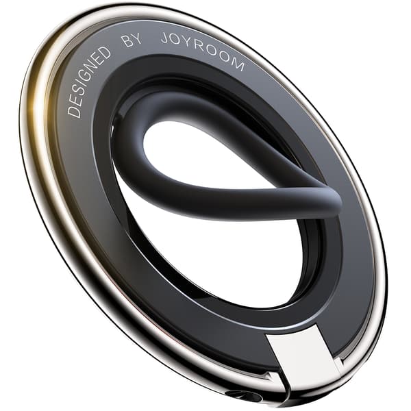 Magnetisk telefonholder MagSafe ring til fingre sort