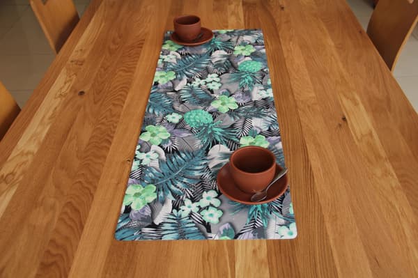 LAMBADA GRØN bordløber 95x33 cm