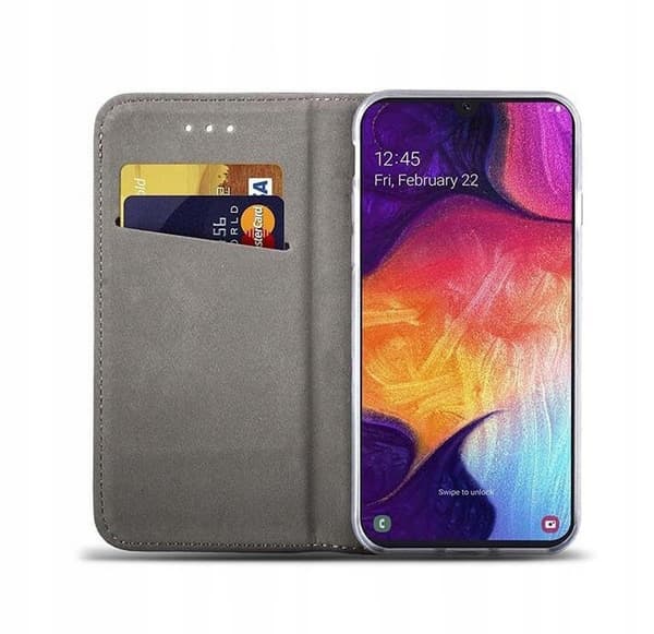 Flip cover til Huawei P30 Lite Rød + 9H GLAS