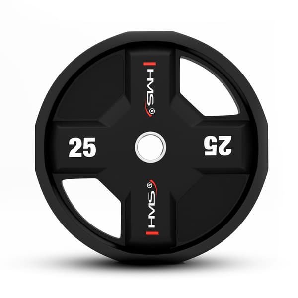 Polyuretan olympisk plade 25 kg TPC25 CPU HMS