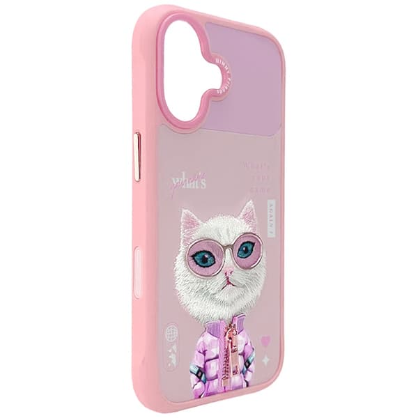 Nimmy Cool&Cute 2.0 Kattecover til iPhone 17 Lyserød