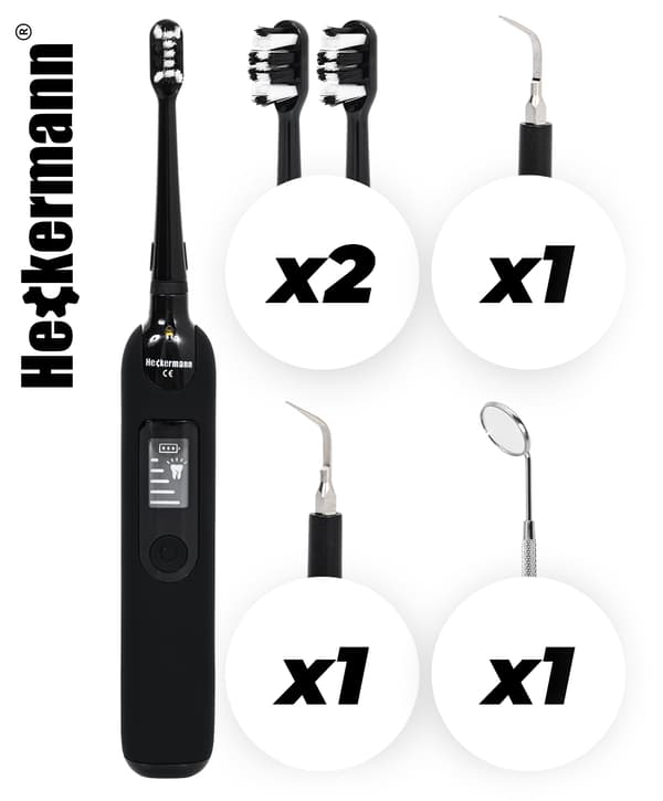 Heckermann XPRE128 hammasharja + hammaskivenpoistaja